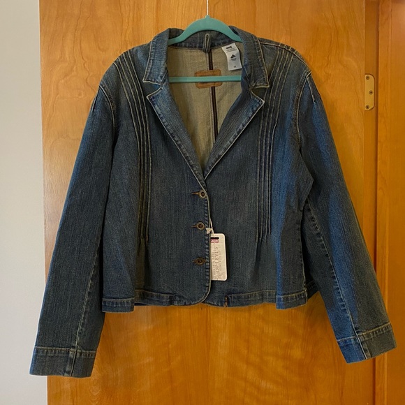 Levi’s Denim Jean Womens Jacket Levi Size 3X NWT